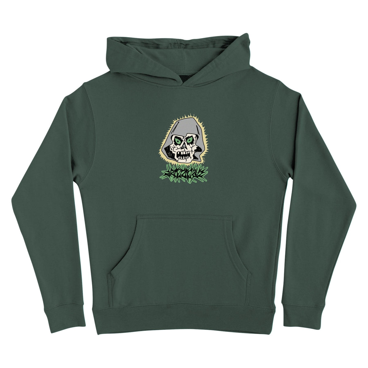 Santa Cruz Scribble Head Center Youth P/O Hooded Midweight Sweatshirt