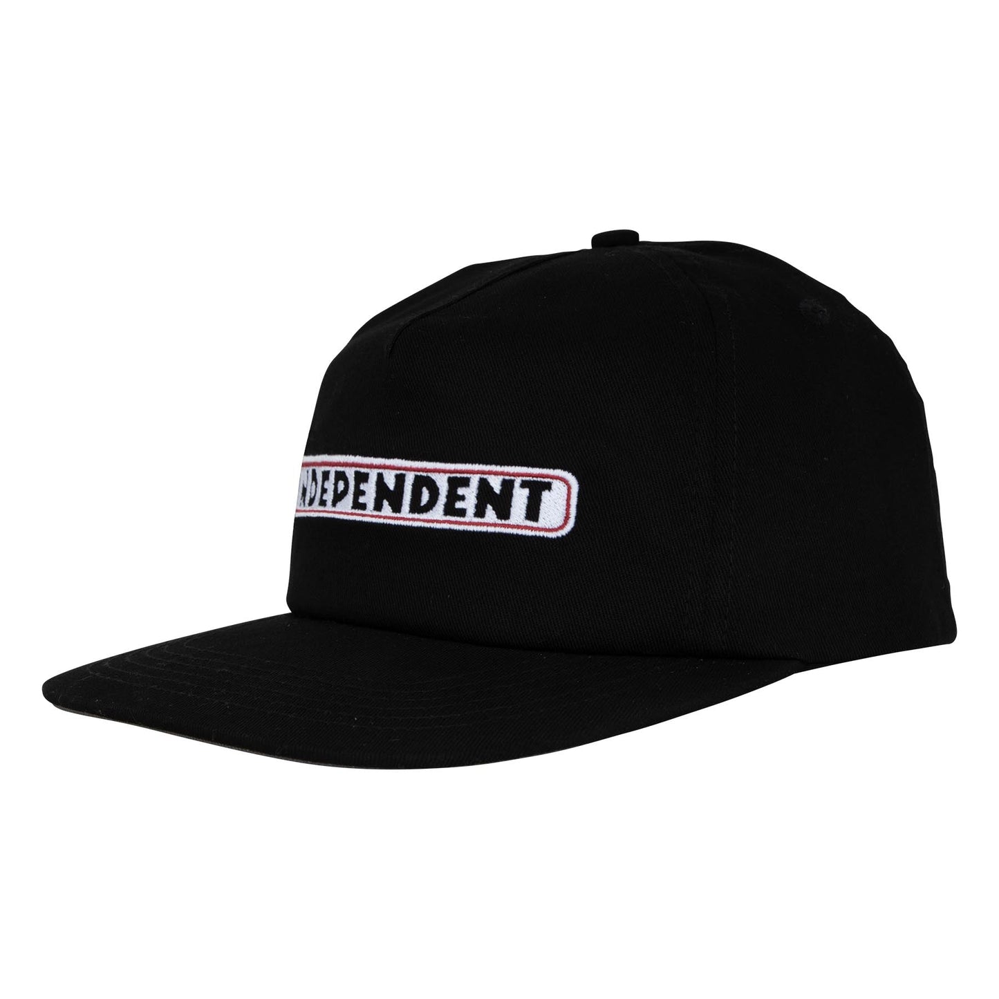 Independent Bar Logo Black Snapback Hat