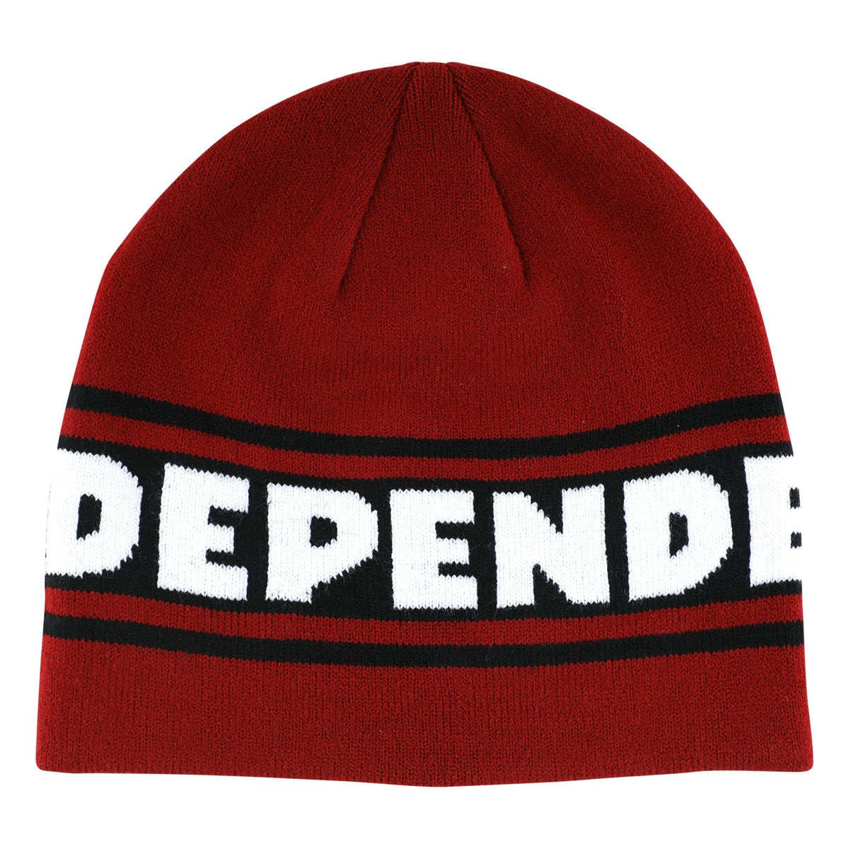 Independent Bar Logo Skull Beanie