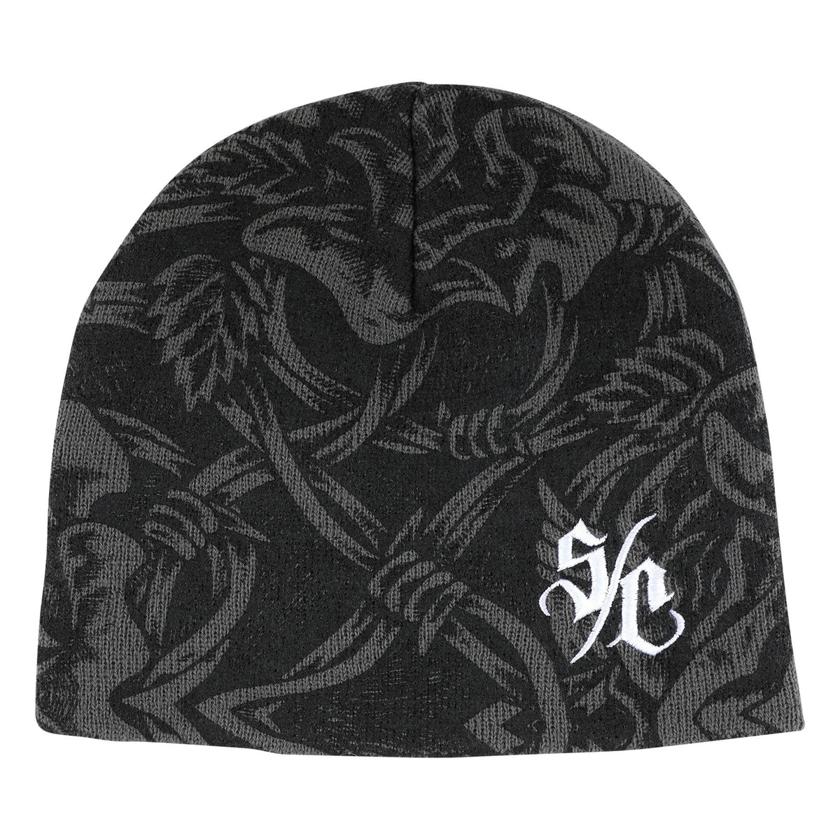 Santa Cruz Dressen Pen Roses Skull Cap Beanie