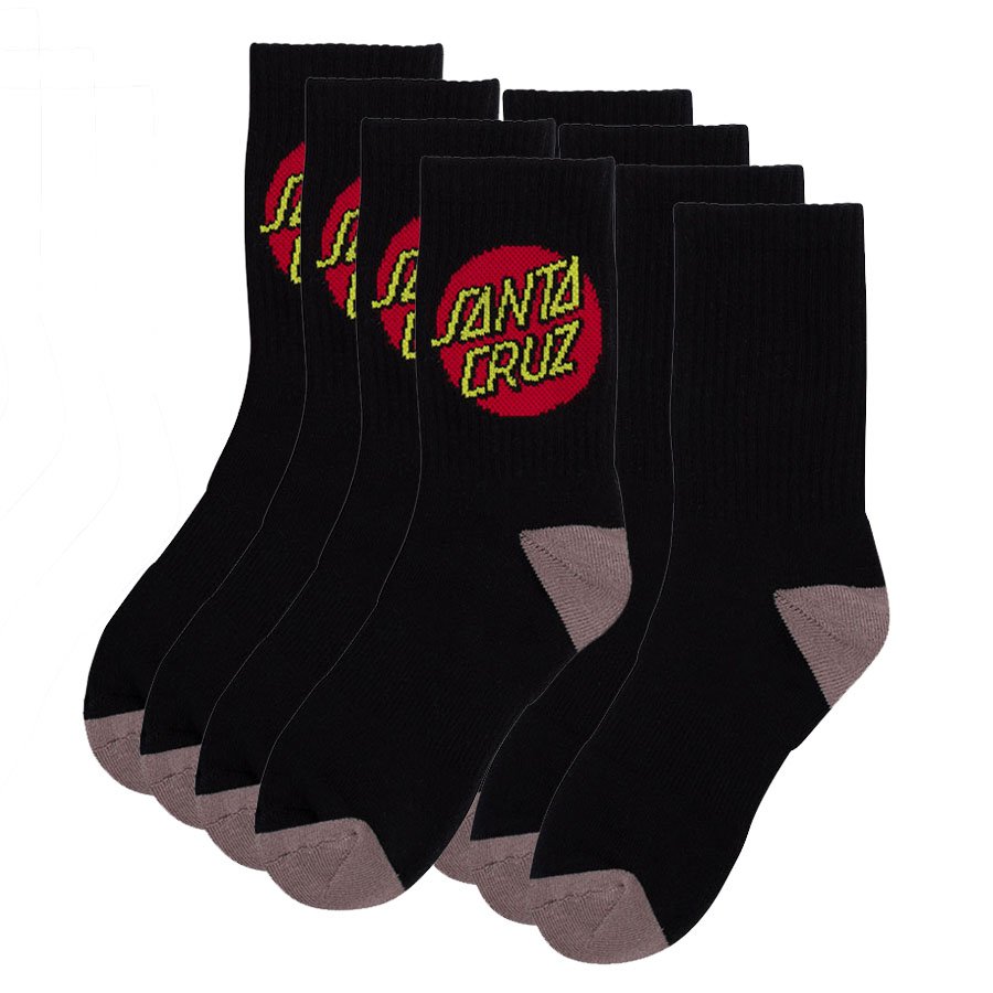 Santa Cruz Cruz Youth 4-Pack Crew Socks