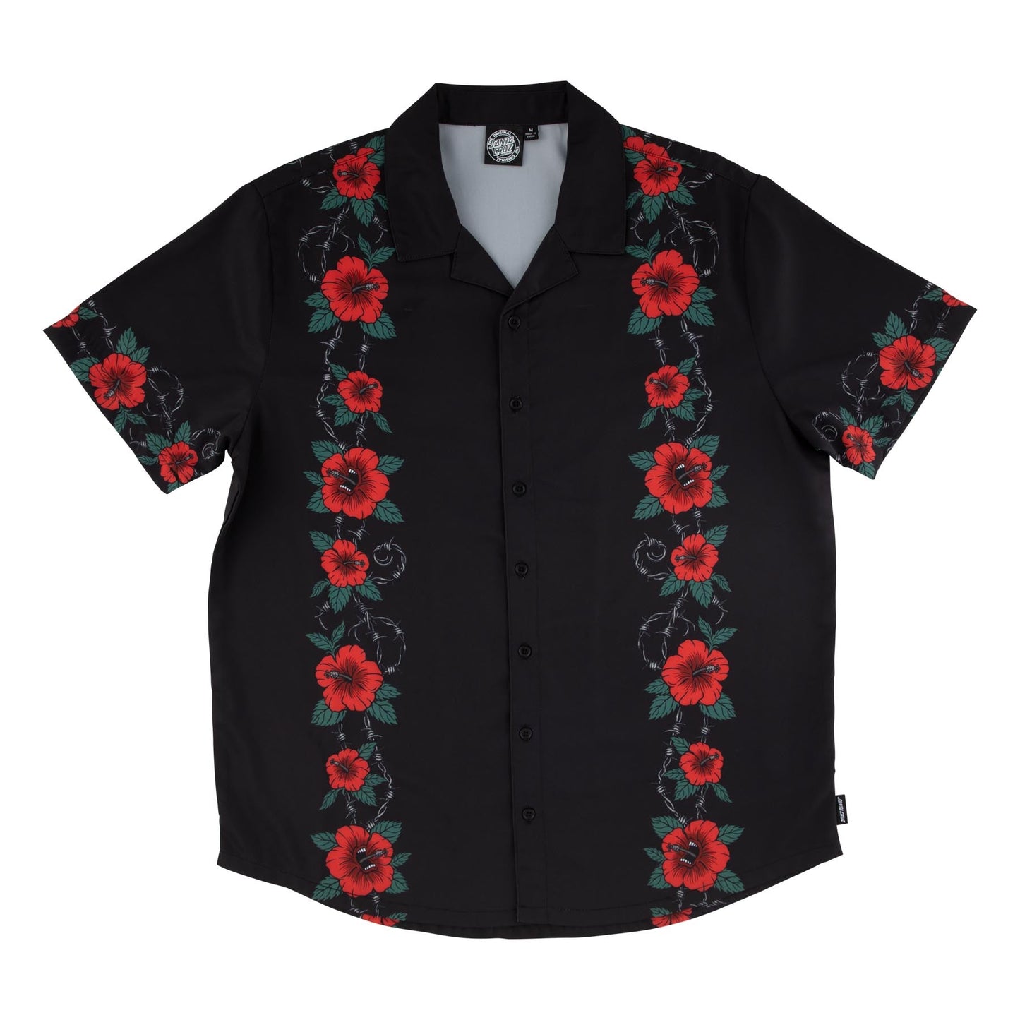 Santa Cruz Screaming Cabana Party Button Up Shirt - Bow Shock Marketplace