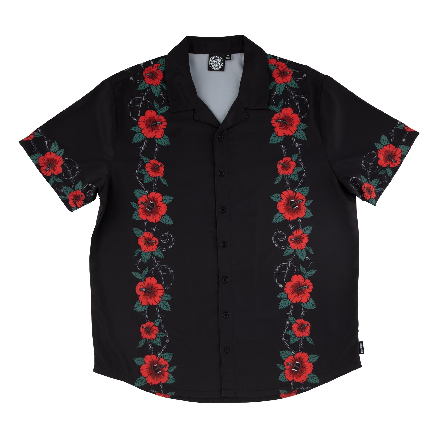 Santa Cruz Screaming Cabana Party Button Up Shirt - Bow Shock Marketplace