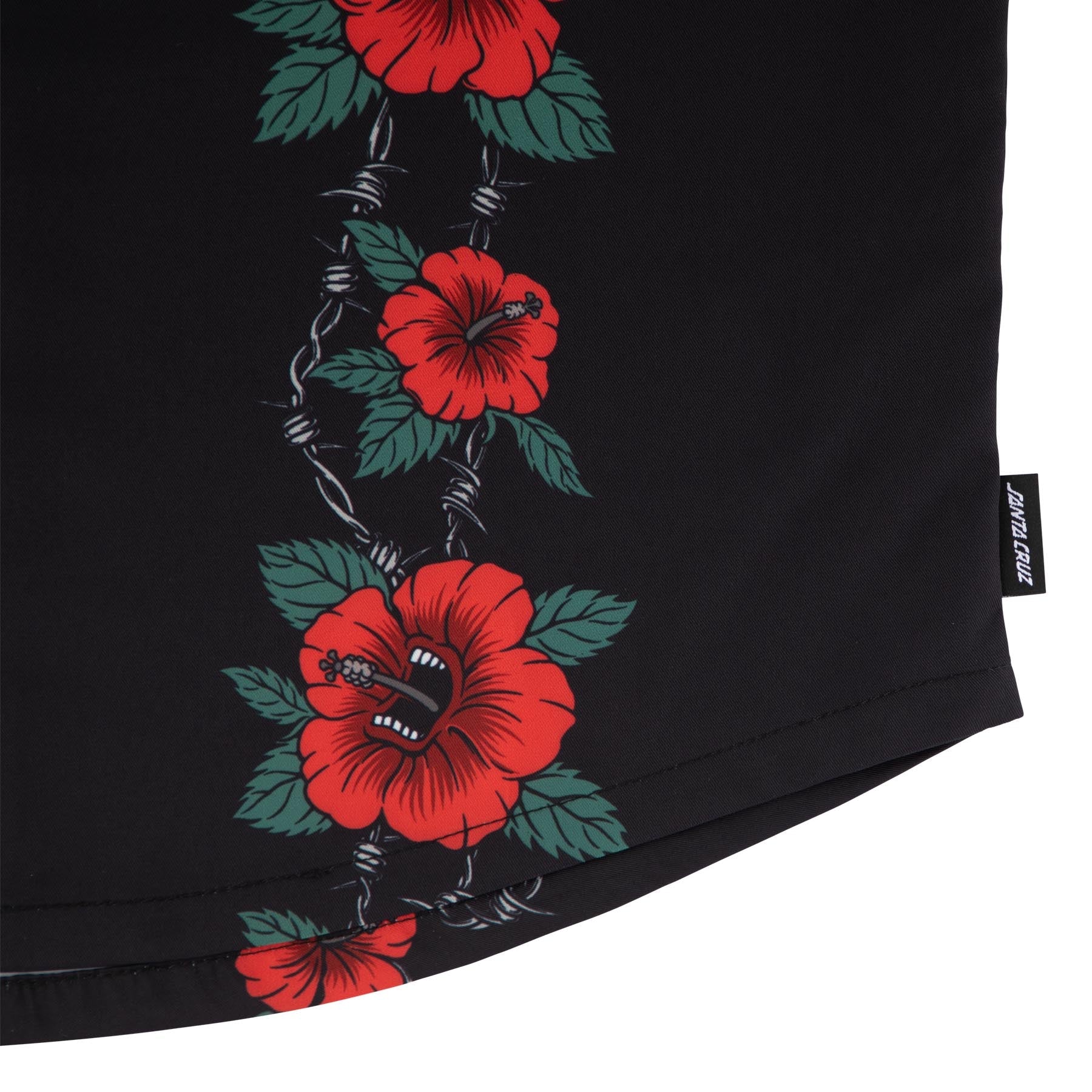 Santa Cruz Screaming Cabana Party Button Up Shirt - Bow Shock Marketplace
