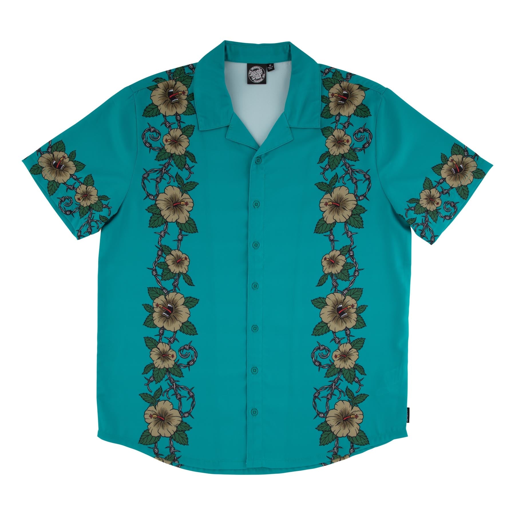 Santa Cruz Screaming Cabana Party Button Up Shirt - Bow Shock Marketplace
