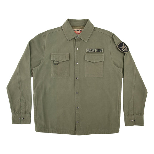 Santa Cruz x Stranger Things Crawl Military Jacket - Army