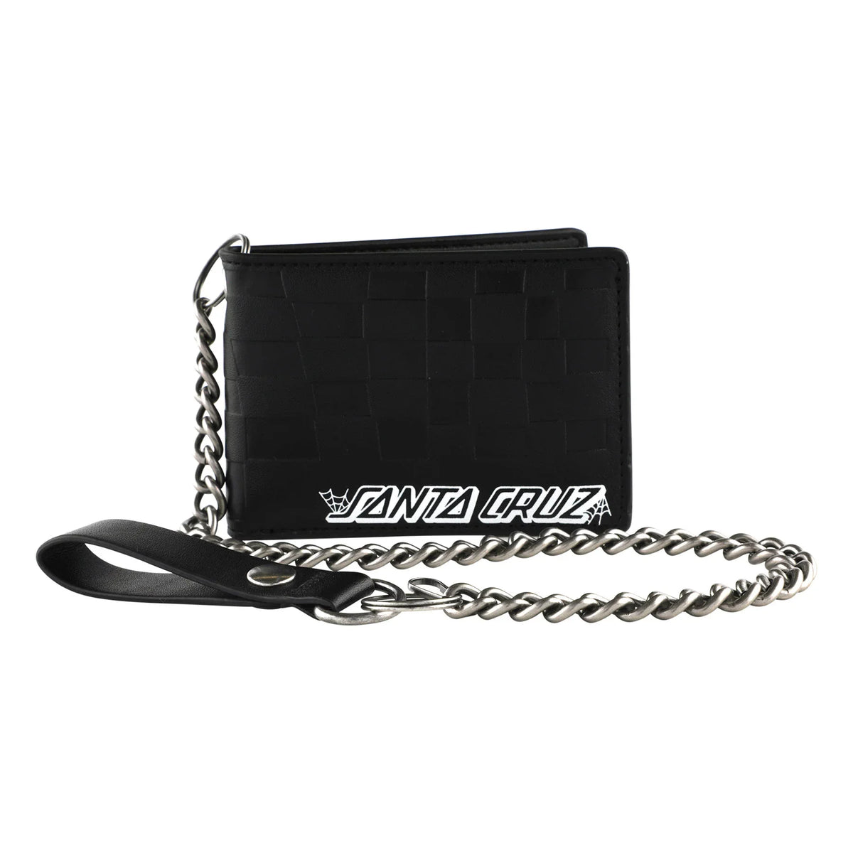Santa Cruz Check Web Strip Chain Wallet