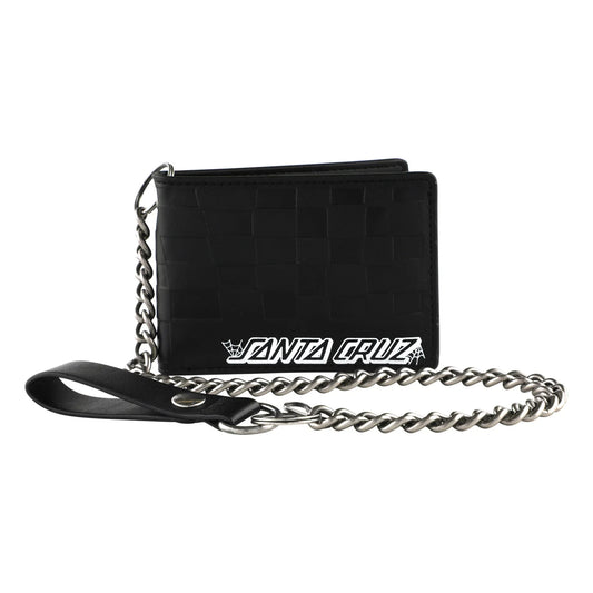 Santa Cruz Check Web Strip Chain Wallet