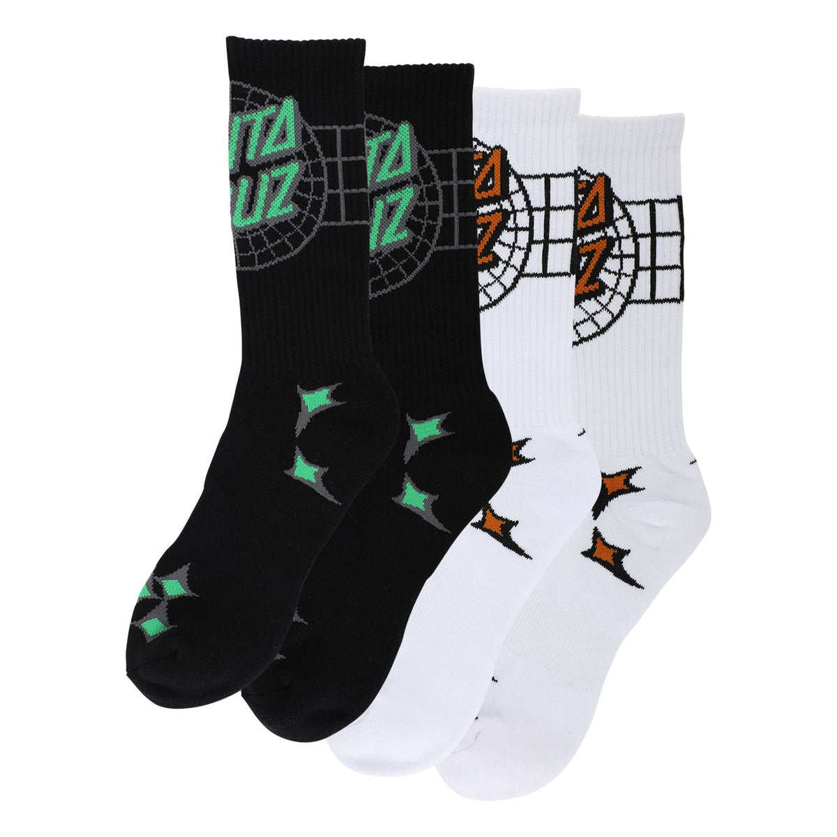 Santa Cruz Vector Contest 2-Pack Crew Socks