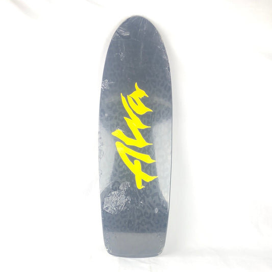 Alva Classic Logo Black/Yellow 10'' Skateboard Deck