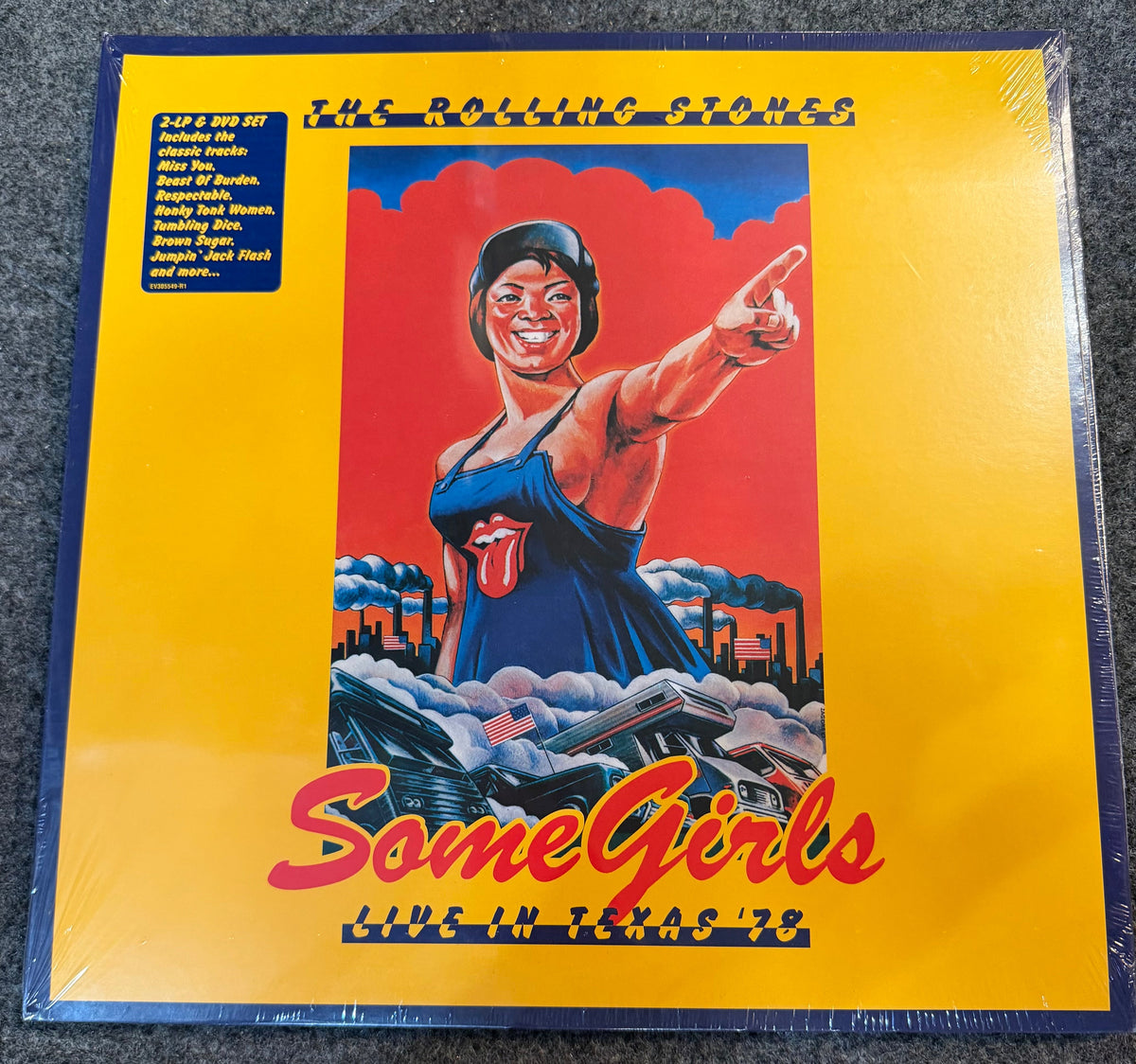 Rolling Stones - Some Girls Live in Texas '78 2x Vinyl LP Record + DVD
