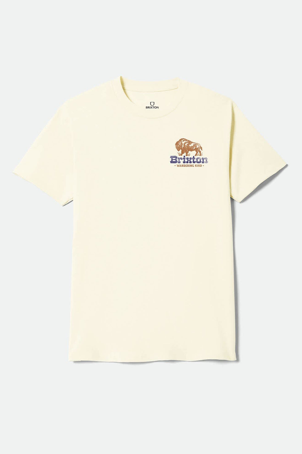 Brixton Drifter Standard Cream S/s Shirt