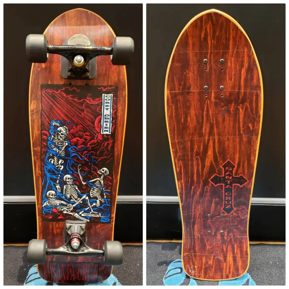 Santa Cruz Corey O'Brien Purgatory Original 80s NOS Complete Skateboard