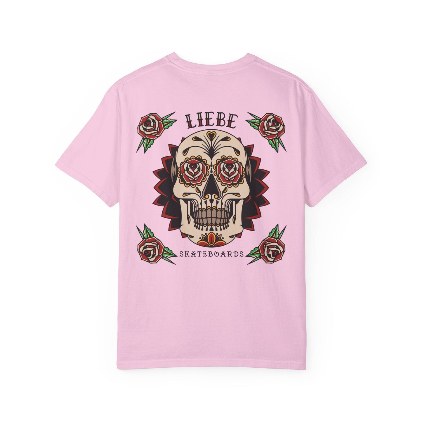 Liebe Calavera Rosa T-Shirt