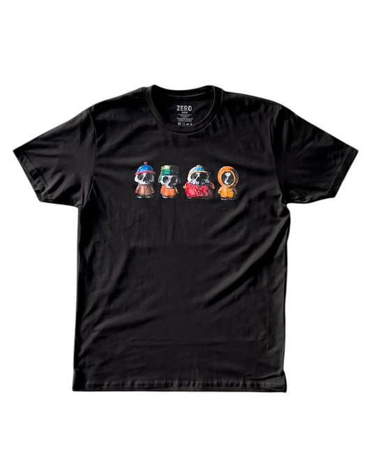 Zero South Park Horror Short Sleeve T-Shirt - Black - Bow Shock Marketplace