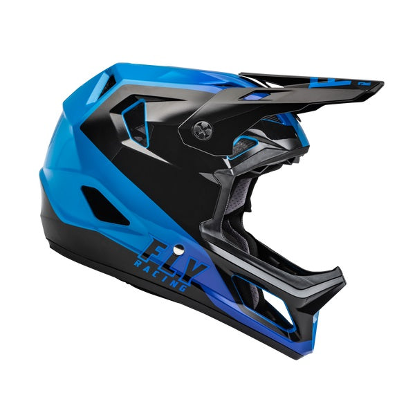 Fly Racing Rayce Full Face Helmet - Black/Blue - Bow Shock Marketplace