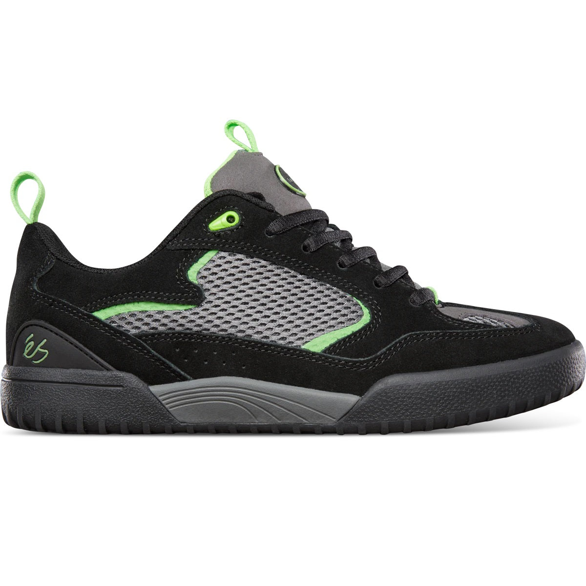 éS Shoes Quattro X Skate Shoe Dreams - Black/Grey - Bow Shock Marketplace