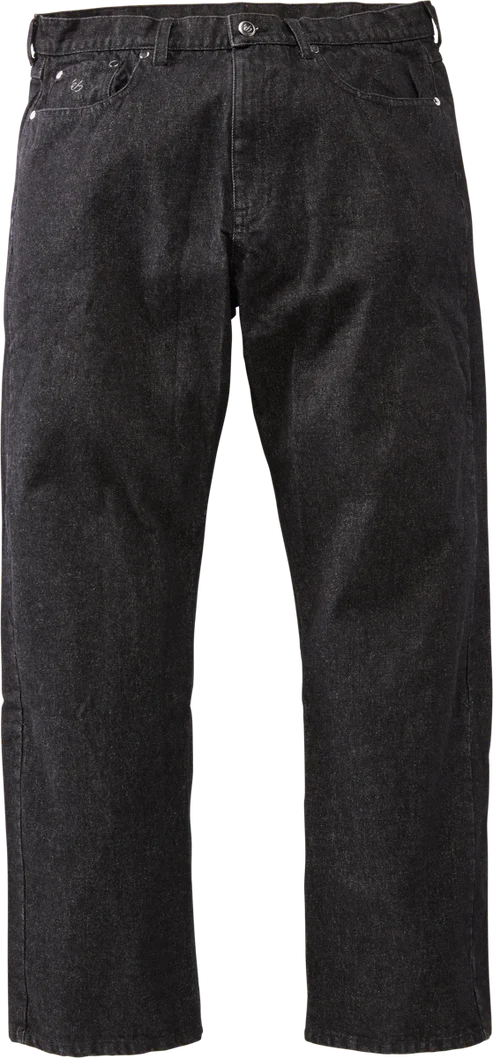 eS Black Wash Baggy Denim Pants - Bow Shock Marketplace