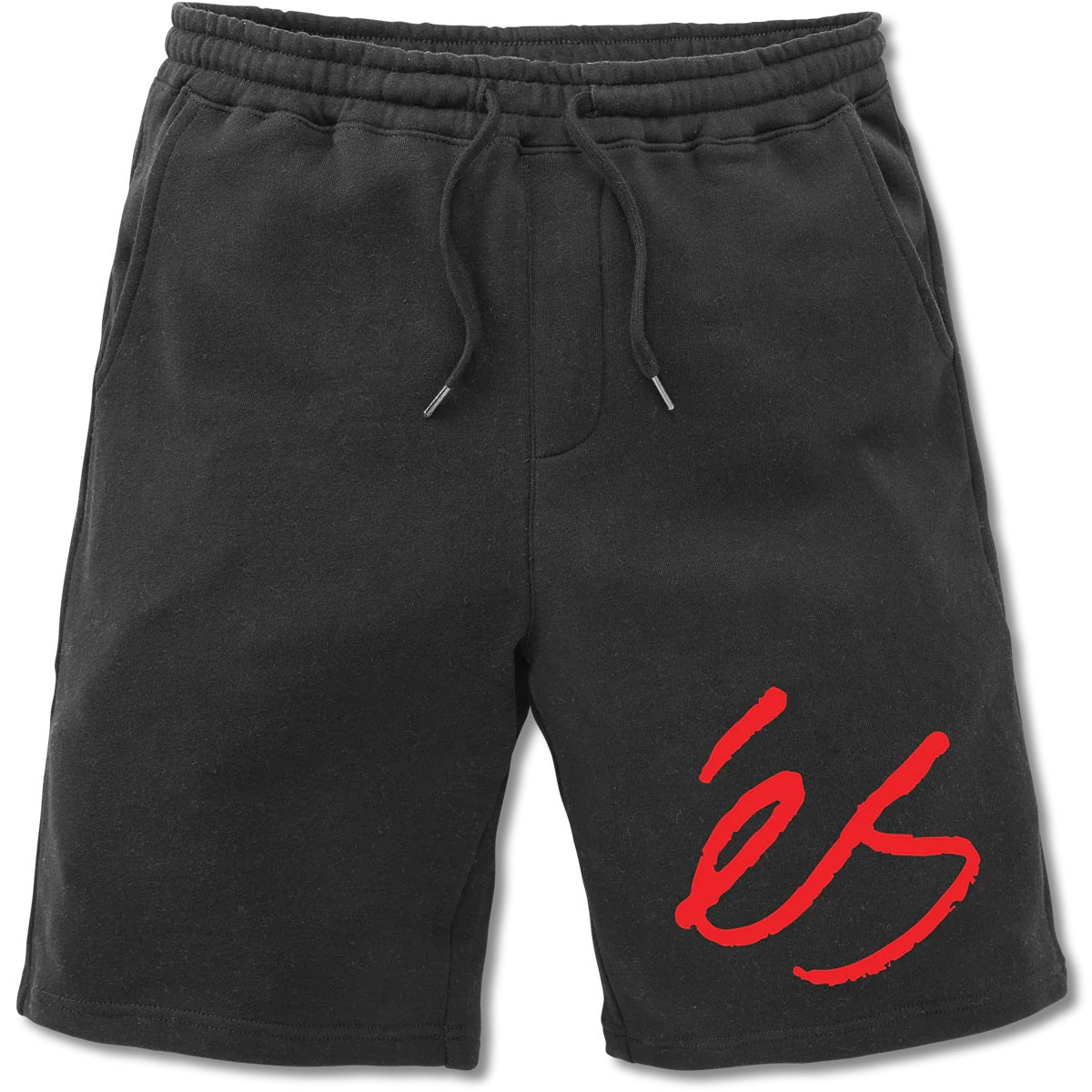 éS Big Script Sweat Shorts - Black - Bow Shock Marketplace