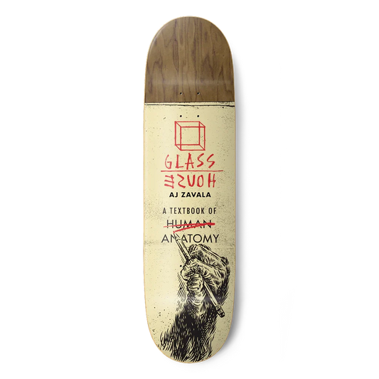 Glass House Zavala Anatomy 8.25" Skateboard Deck