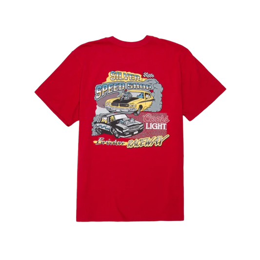 Brixton X Coors Light Raceway Coors Red Standard S/s Shirt