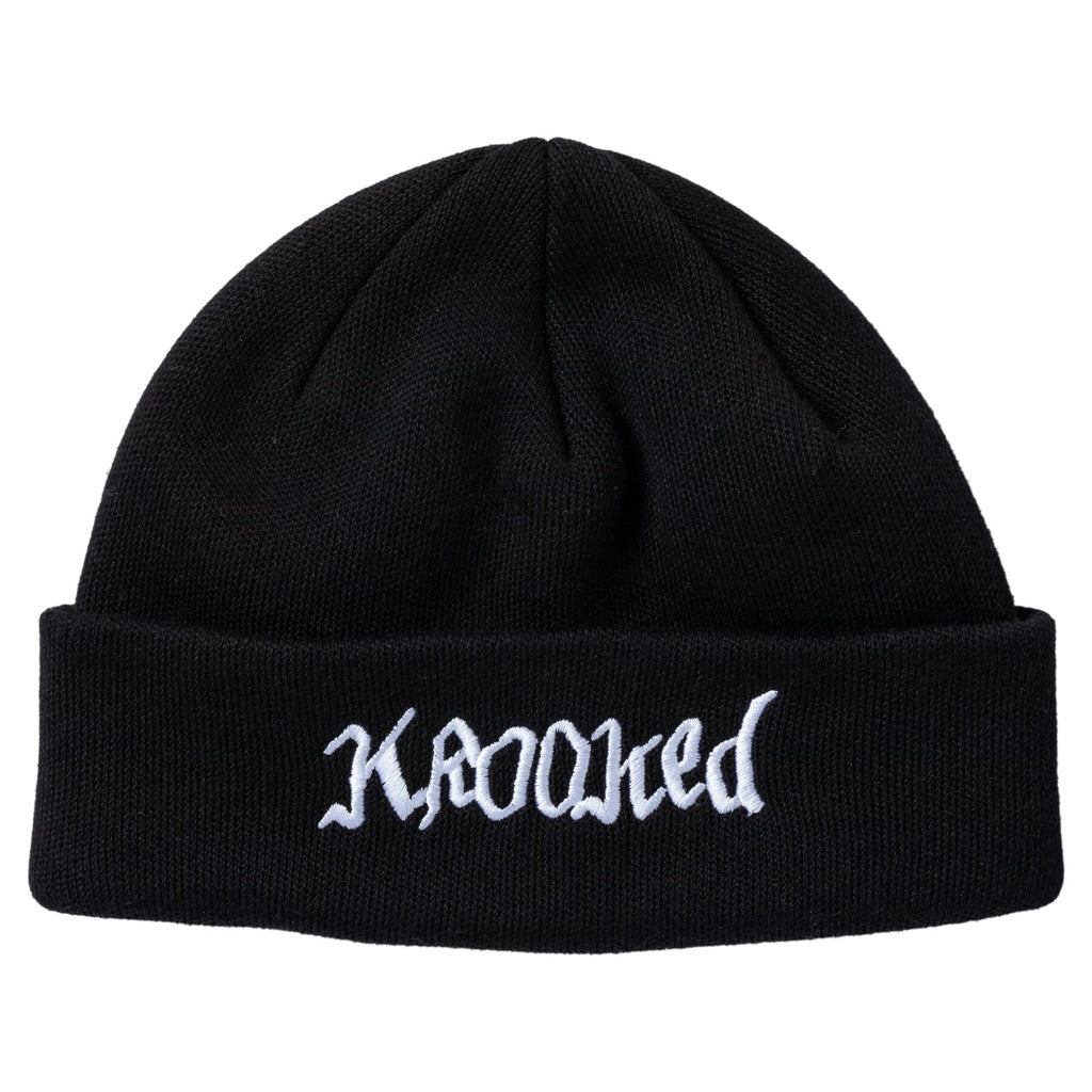 Krooked Double OK Script Cuff Beanie