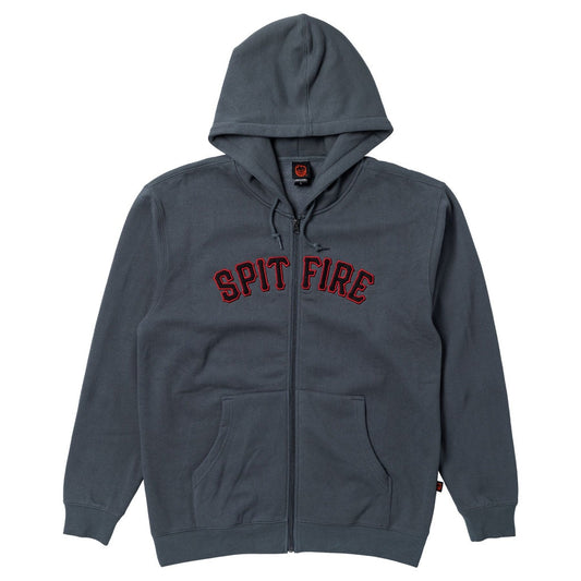Spitfire Spitball Solid Charcoal Zip Up Hoodie