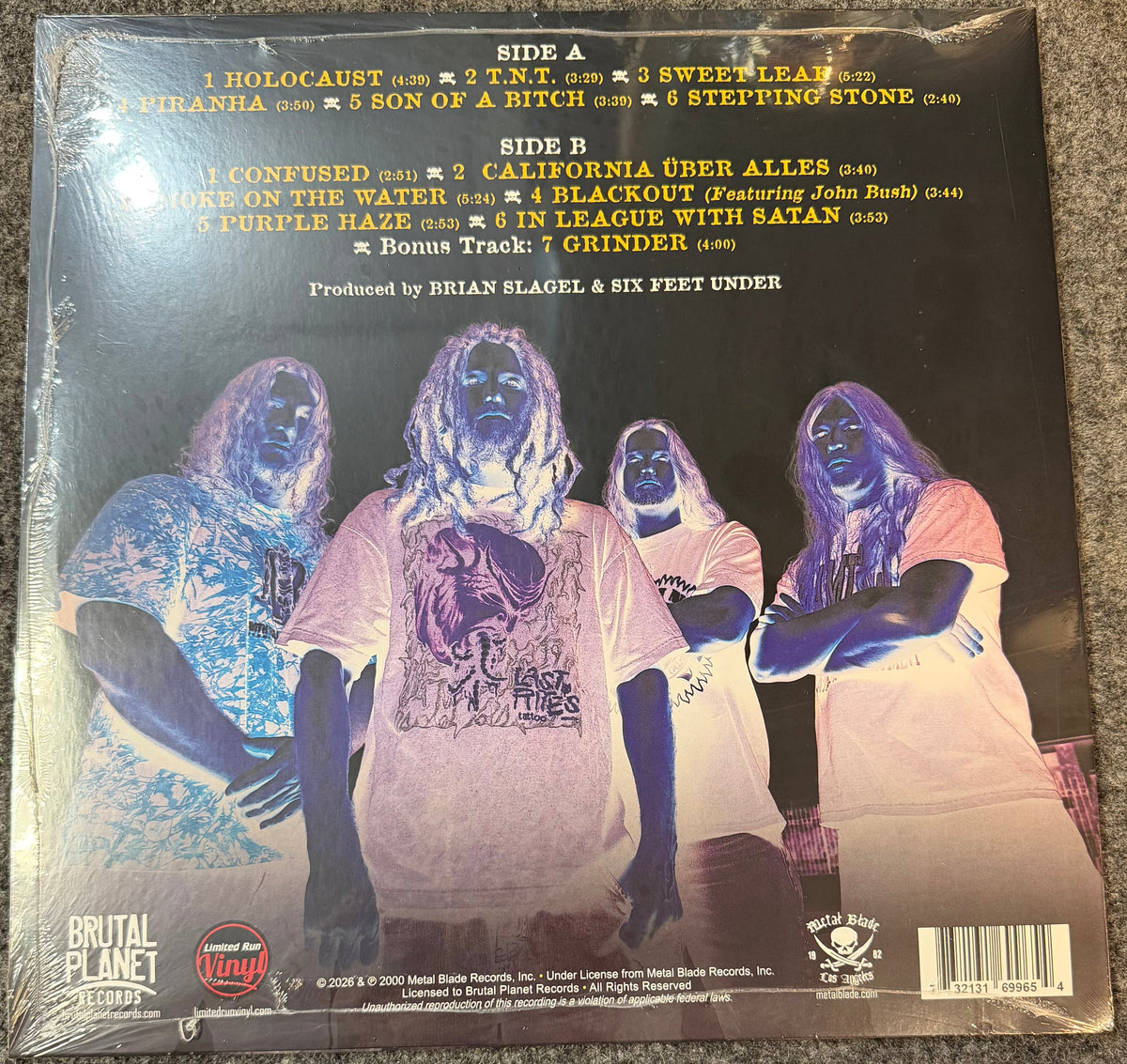 Six Feet Under - Graveyard Classics [Bloody Gold] Vinyl LP Record