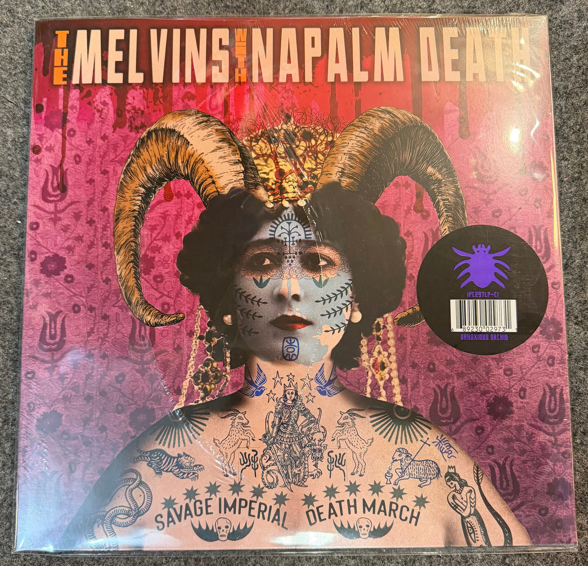 Melvins & Napalm Death - Savage Imperial Death March [Orchid Vinyl] Vinyl LP Record