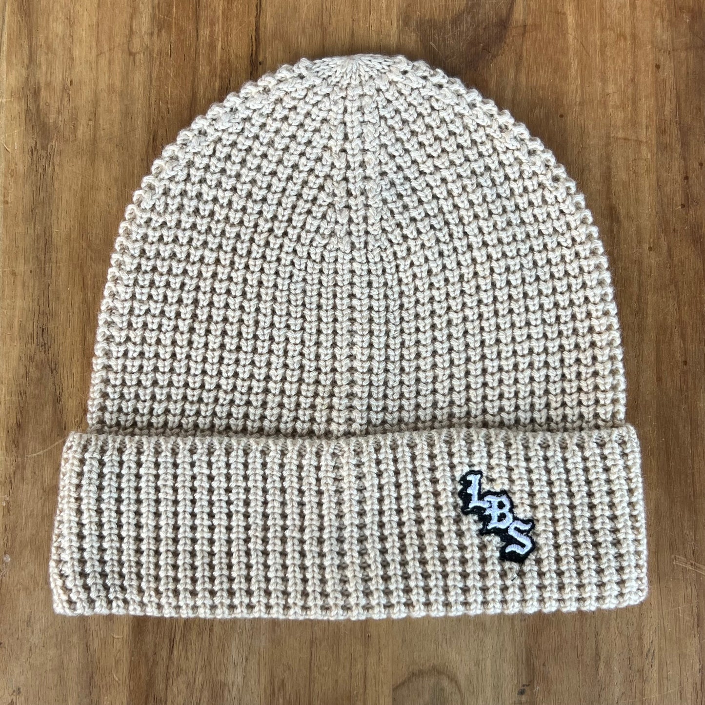 Long Beach Skate LBS Long Side Waffle Knit Beanie