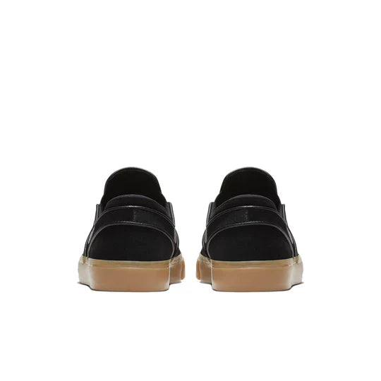 Nike Shoes SB Zoom Stefan Janoski Slip-On - Black/Gum Light Brown-Gunsmoke - Bow Shock Marketplace