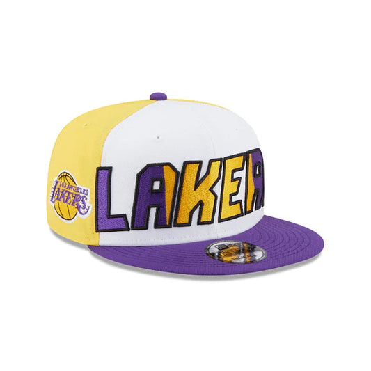 New Era Los Angeles Lakers Back Half 9Fifty OTC Snapback Hat