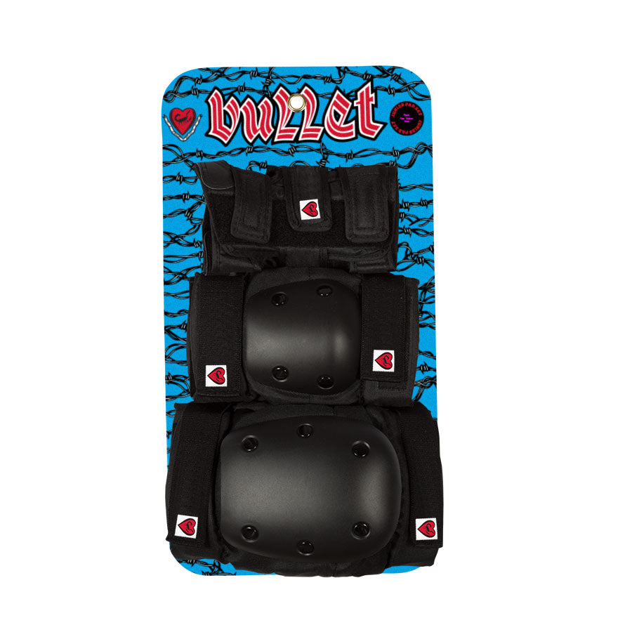 Bullet Junior Pad Set Wrist Guards / Elbow Pads / Knee Pads - Bow Shock Marketplace