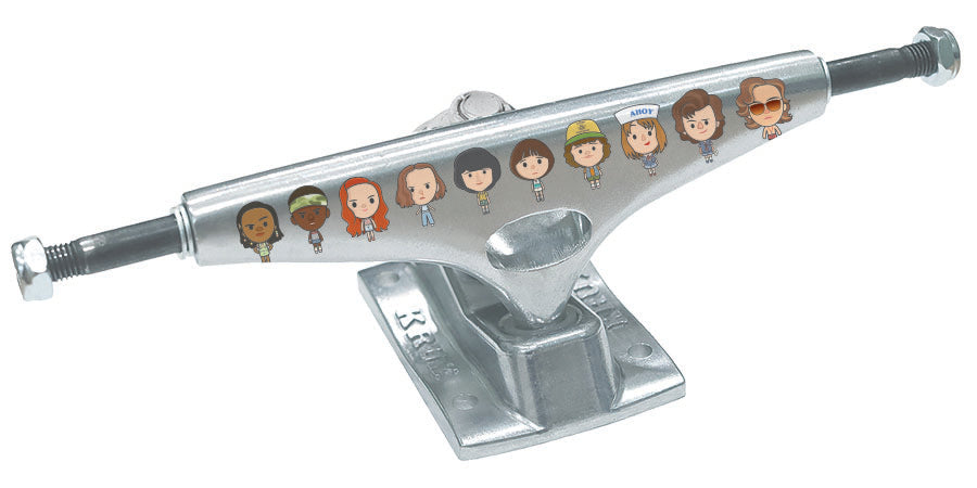 Krux x Stranger Things Crew Silver Standard Skateboard Trucks - Bow Shock Marketplace