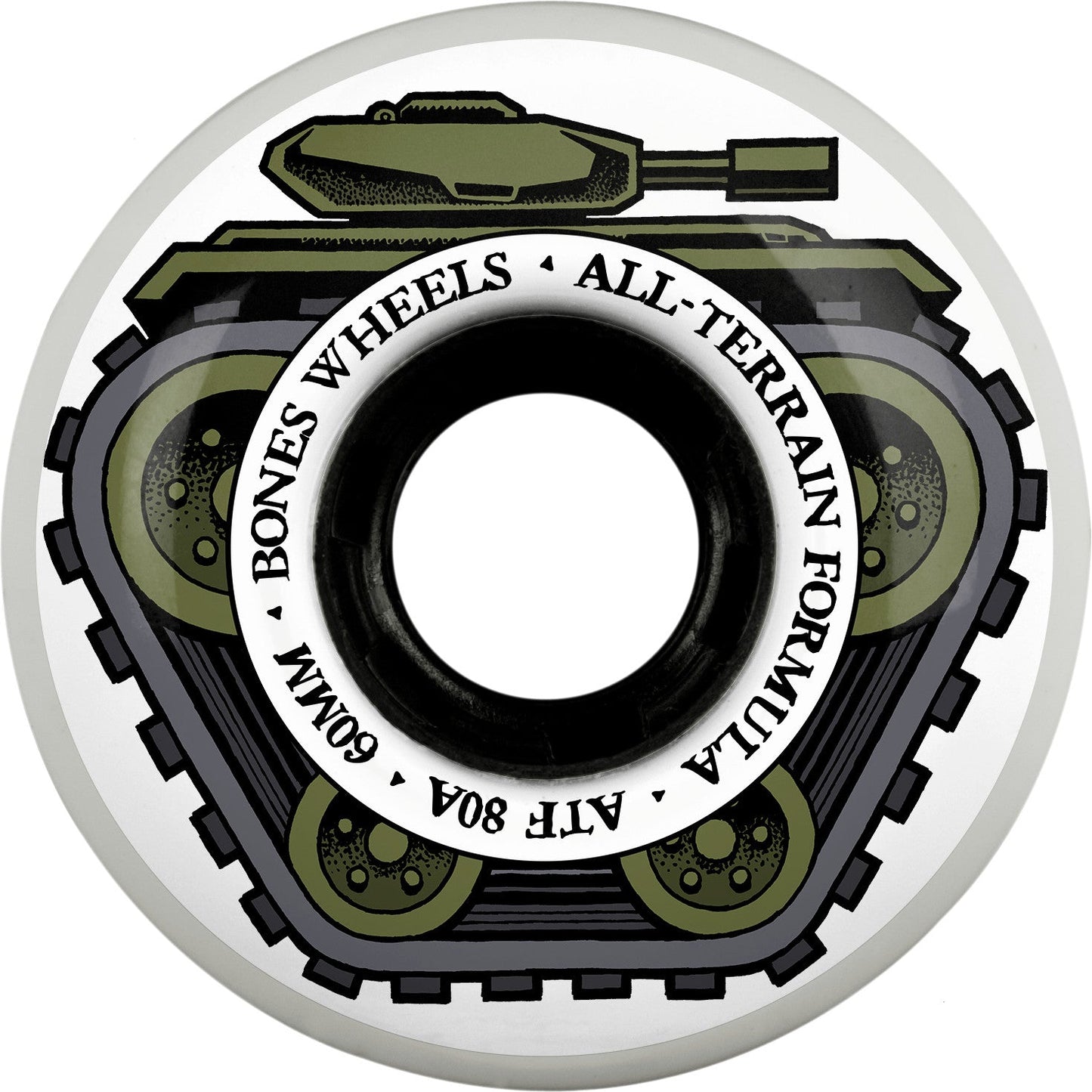 Bones ATF All Tank Filmers 80a 60mm Cruiser Skateboard Wheels