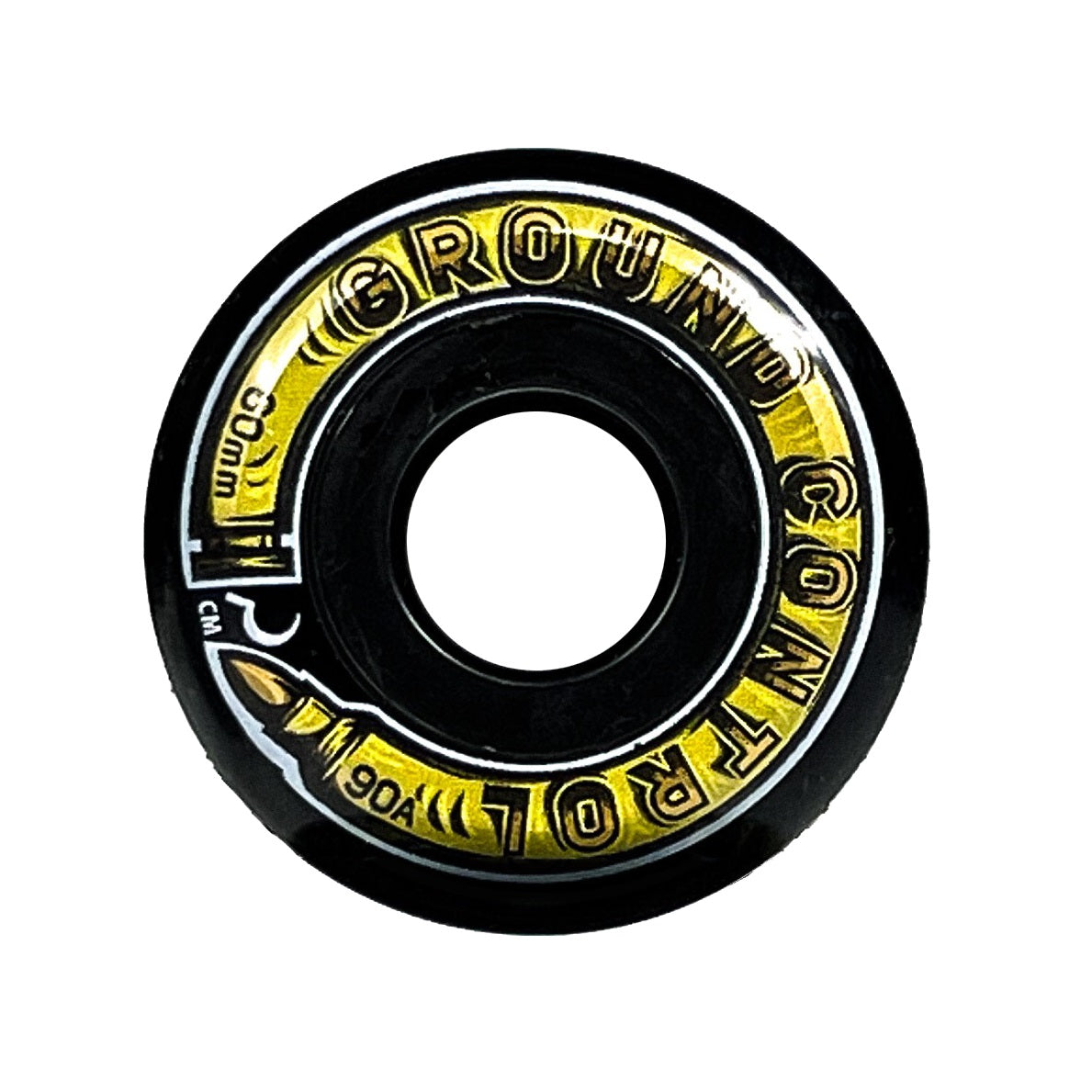 Ground Control CM Bullet Wheels 60mm 90a - Black (Set of 4) - Bow Shock Marketplace