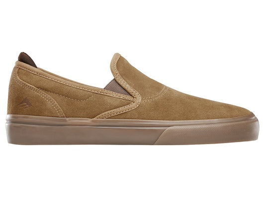 Emerica Shoes Wino G6 Slip-On - Brown/Brown/Gum - Bow Shock Marketplace