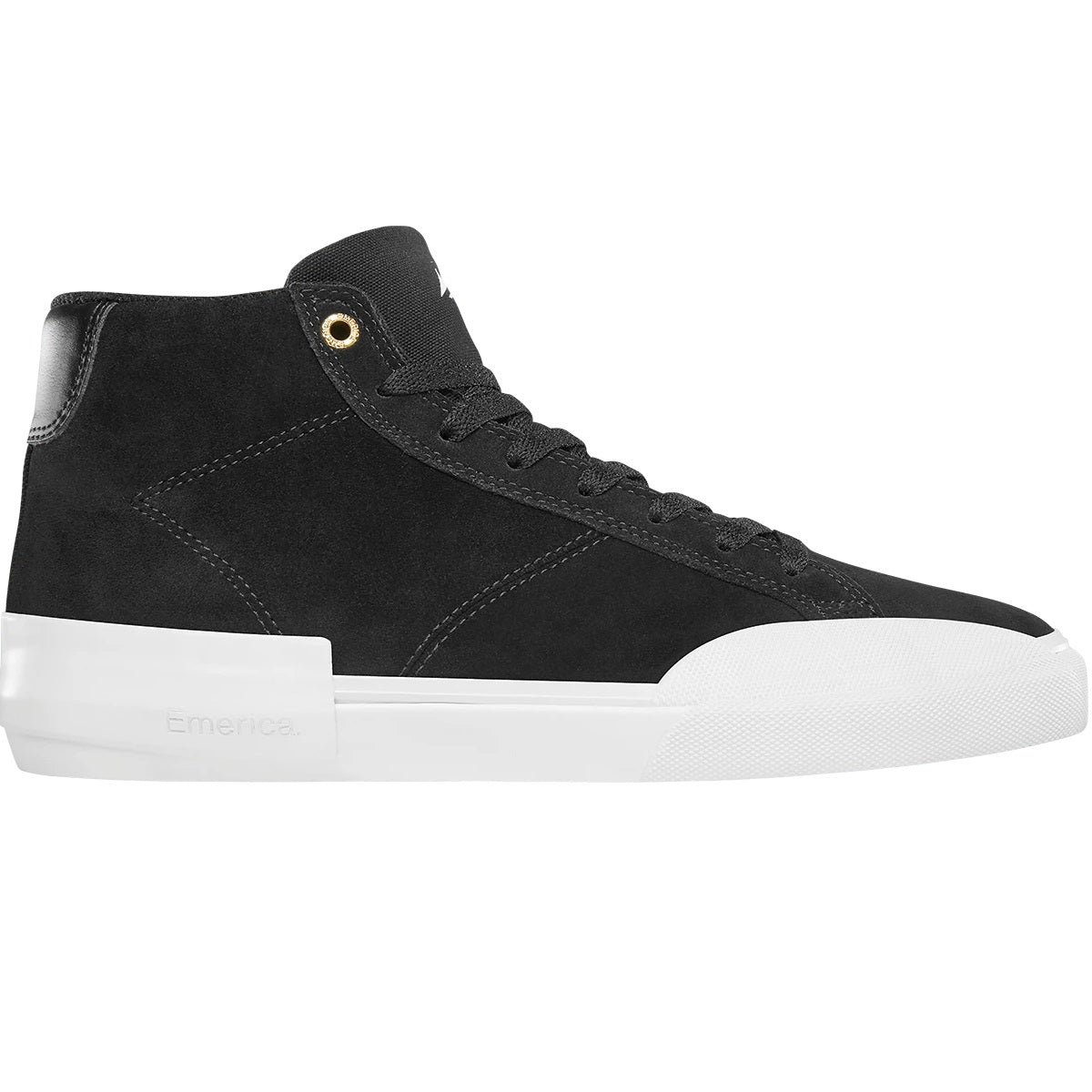 Emerica Shoes Omen Hi - Black/White/Gum - Bow Shock Marketplace