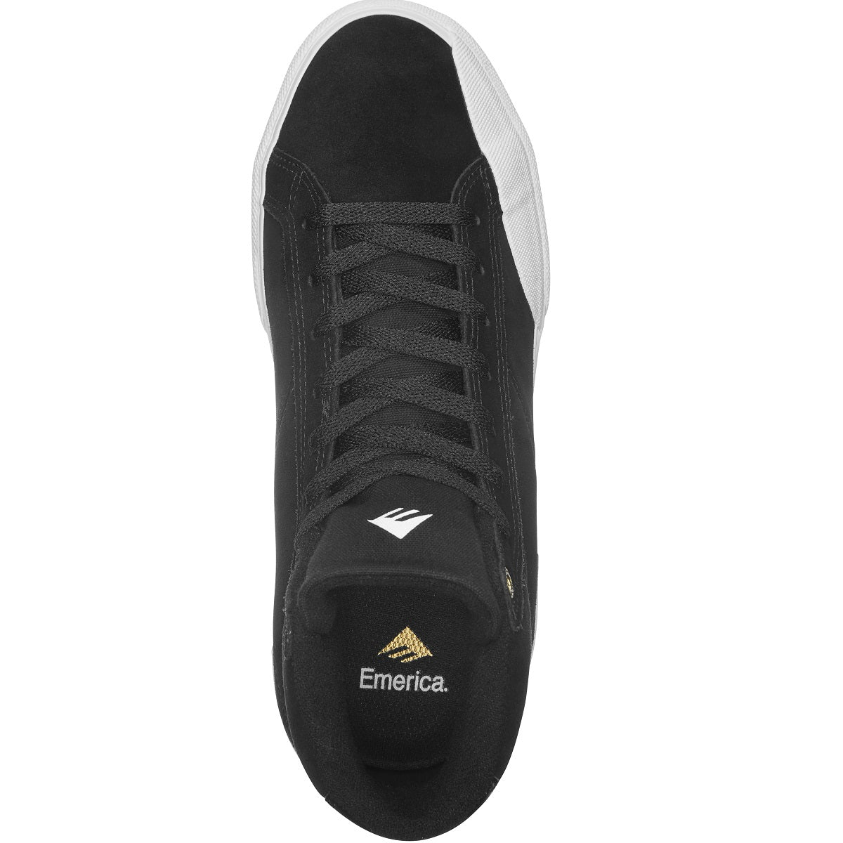 Emerica Shoes Omen Hi - Black/White/Gum - Bow Shock Marketplace