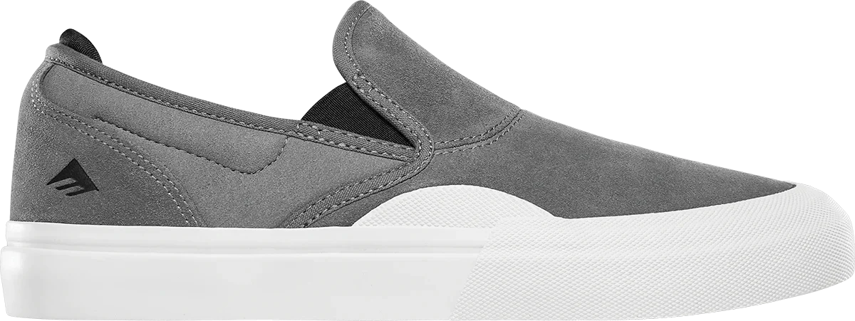 Emerica Shoes Wino G6 Slip-On - Gray/Black/White - Bow Shock Marketplace