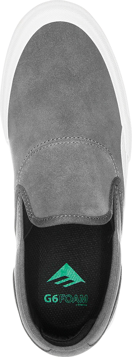 Emerica Shoes Wino G6 Slip-On - Gray/Black/White - Bow Shock Marketplace
