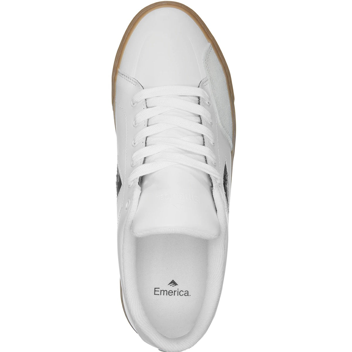 Emerica Shoes Temple - White/Gum - Bow Shock Marketplace