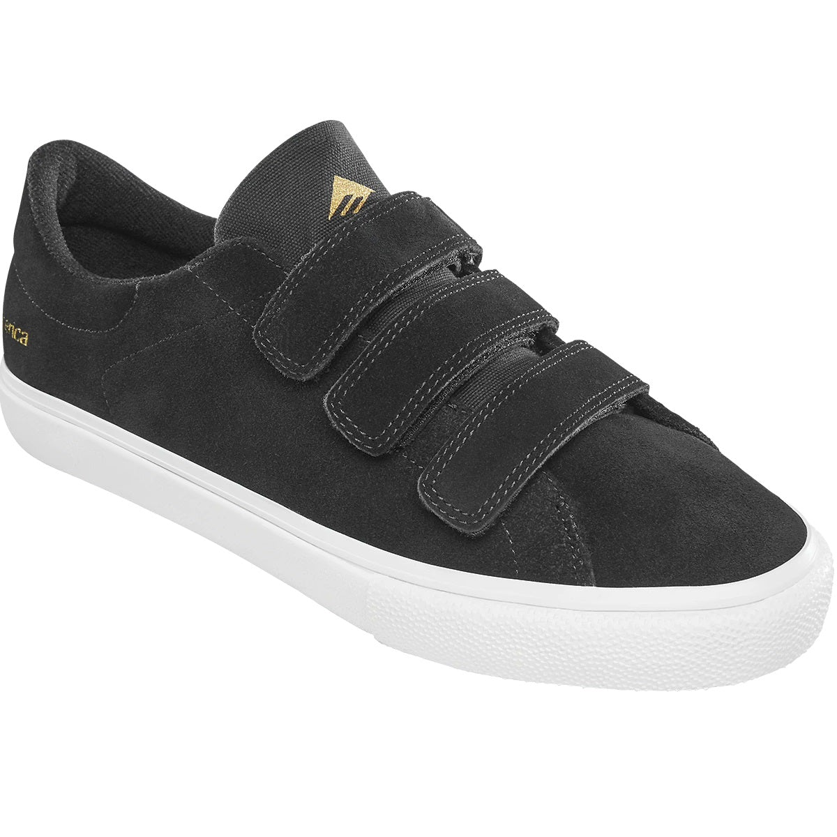 Emerica Shoes Omen Lo VCO - Black - Bow Shock Marketplace