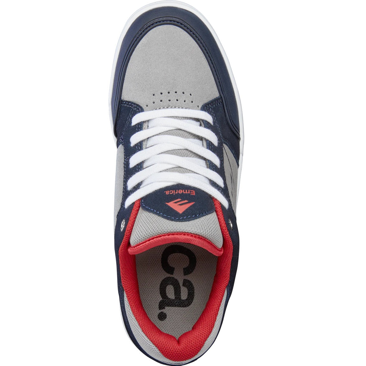 Emerica Shoes Heritic - Navy/Grey/Red - Bow Shock Marketplace