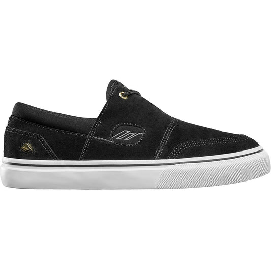 Emerica Shoes Servold - Black/White/Gold - Bow Shock Marketplace