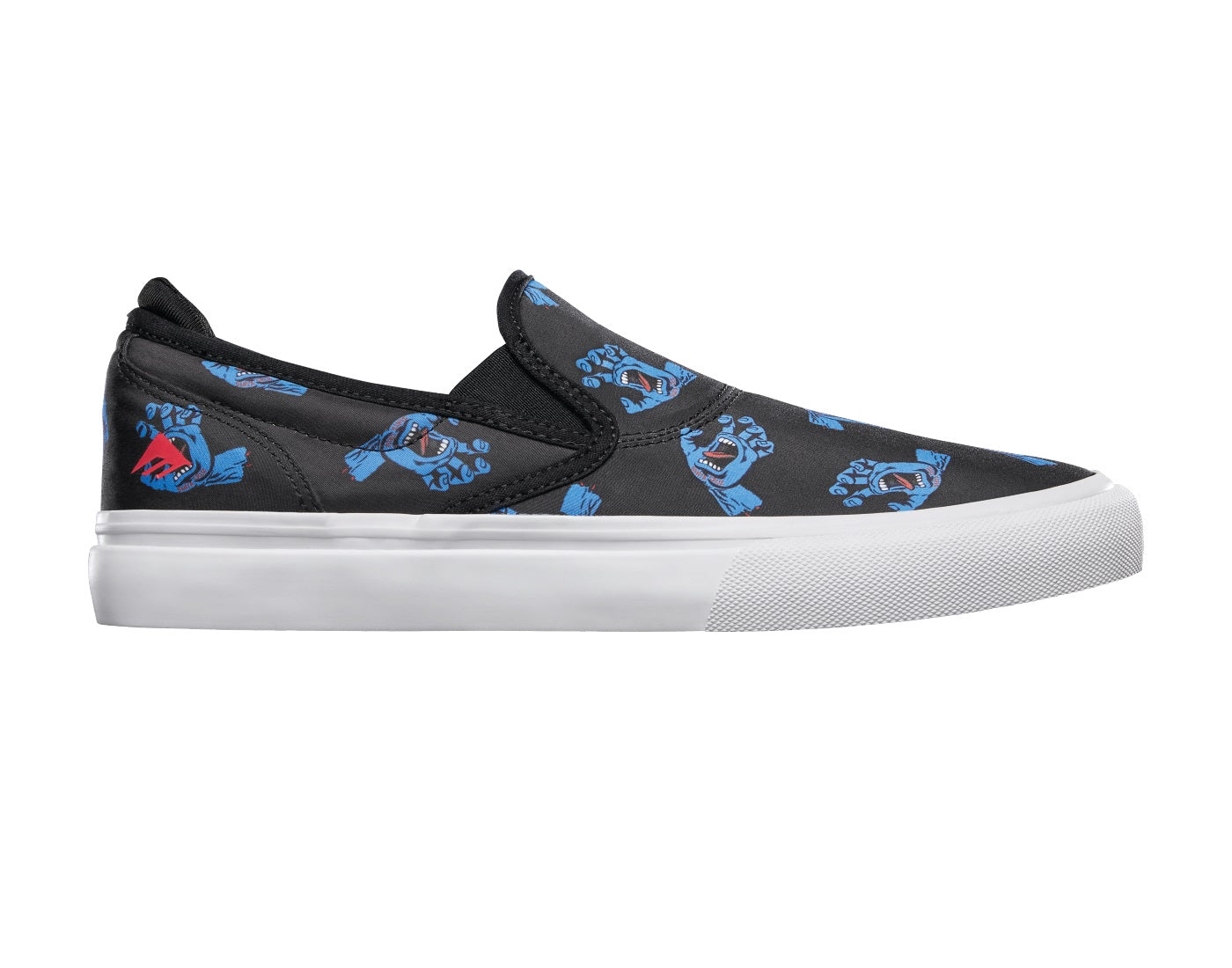 Emerica X Santa Cruz Wino G6 Slip-On Shoes - Blue/Black/White - Bow Shock Marketplace