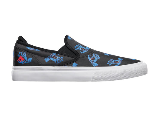 Emerica X Santa Cruz Wino G6 Slip-On Shoes - Blue/Black/White - Bow Shock Marketplace