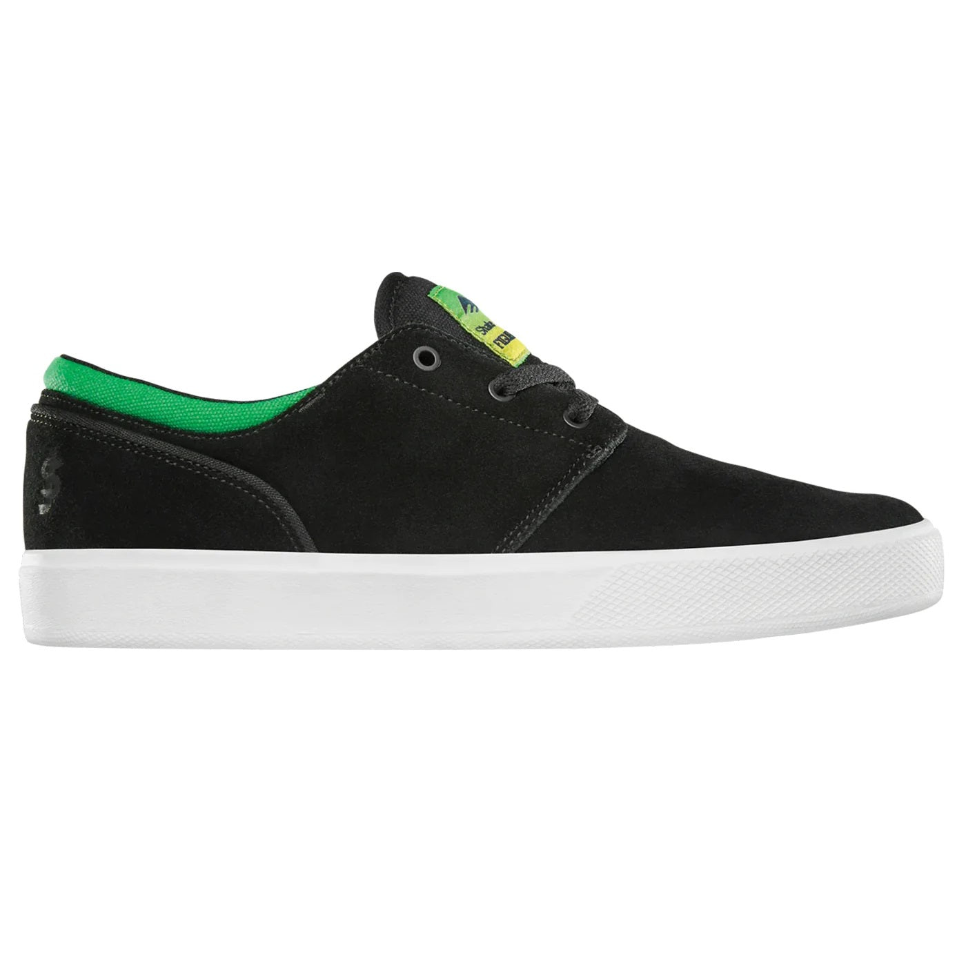 Emerica Shoes Figgy G6 X Shake Junt - Black - Bow Shock Marketplace