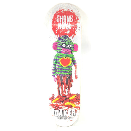 Baker Shane Heyl Sausage Pinata White/Red/Multi Color Size 8.25 Skateboard Deck
