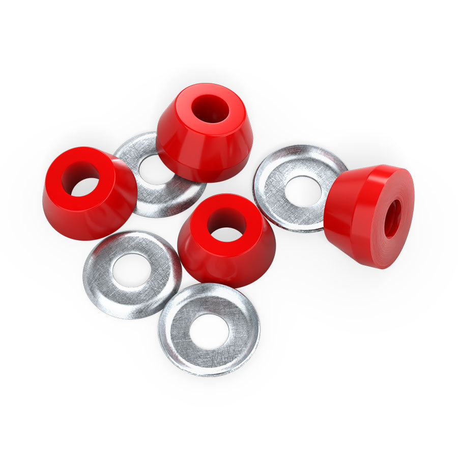 Independent Standard Conical Cushions Soft 88a Red Skateboard Truck Bushings - Bow Shock Marketplace